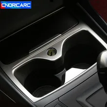 Автомобильная консоль подлокотник держатель для стакана воды декоративная рамка фреза для выкружки для BMW 1 серия F20 2012-18 внутреннее покрытие: нержавеющая сталь наклейка
