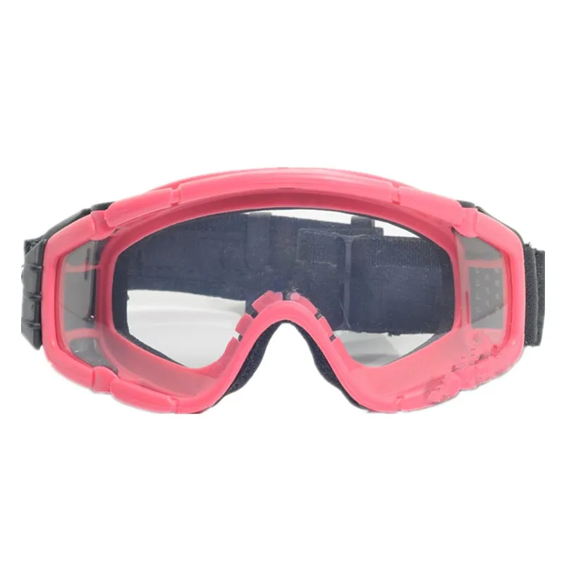 

Tactical safety goggle SI-Ballistic Goggle for outside game Updated version Fan version Black DE pink 885
