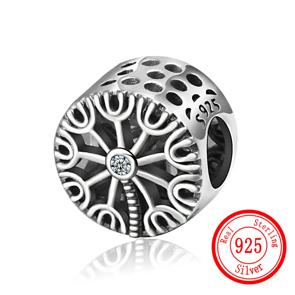 

Standard S925 Sterling Silver Round Beads for DIY Jewelry Making Fit Women's Bracelet Make Accessories