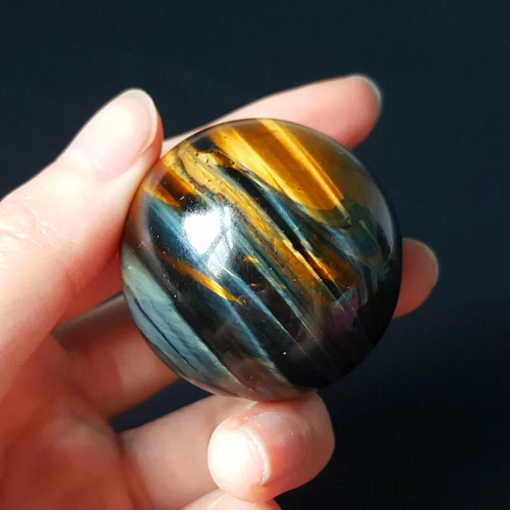 Details about   100% Natural Rare Tiger Eye Crystal Ball Gemstone Sphere Healing Minerals S4O0 