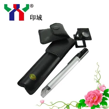 

Magnifying Glasses With light and scale Specification: 25 times ,pen type Other type:10 times plastic material without