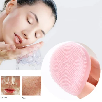 

Water Drop-shaped Silicone Cleansing Brush Cleaning Pores Remove Blackheads Face Washing Brush