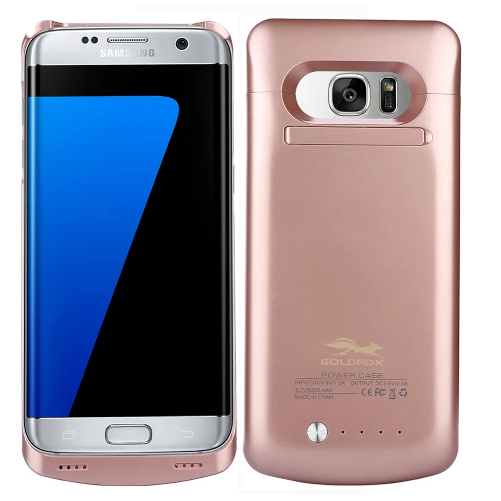 Portable External Power Case Phone Power Case For Samsung Galaxy S7 edge Battery Charger s7 edge Backup Charger Cases 5200Mah