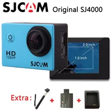 Original SJCAM SJ4000 Sport Action Camera Waterproof Full HD 1080P 30fps sj cam mini DV+Extra 1pcs battery+Charger+Monopod
