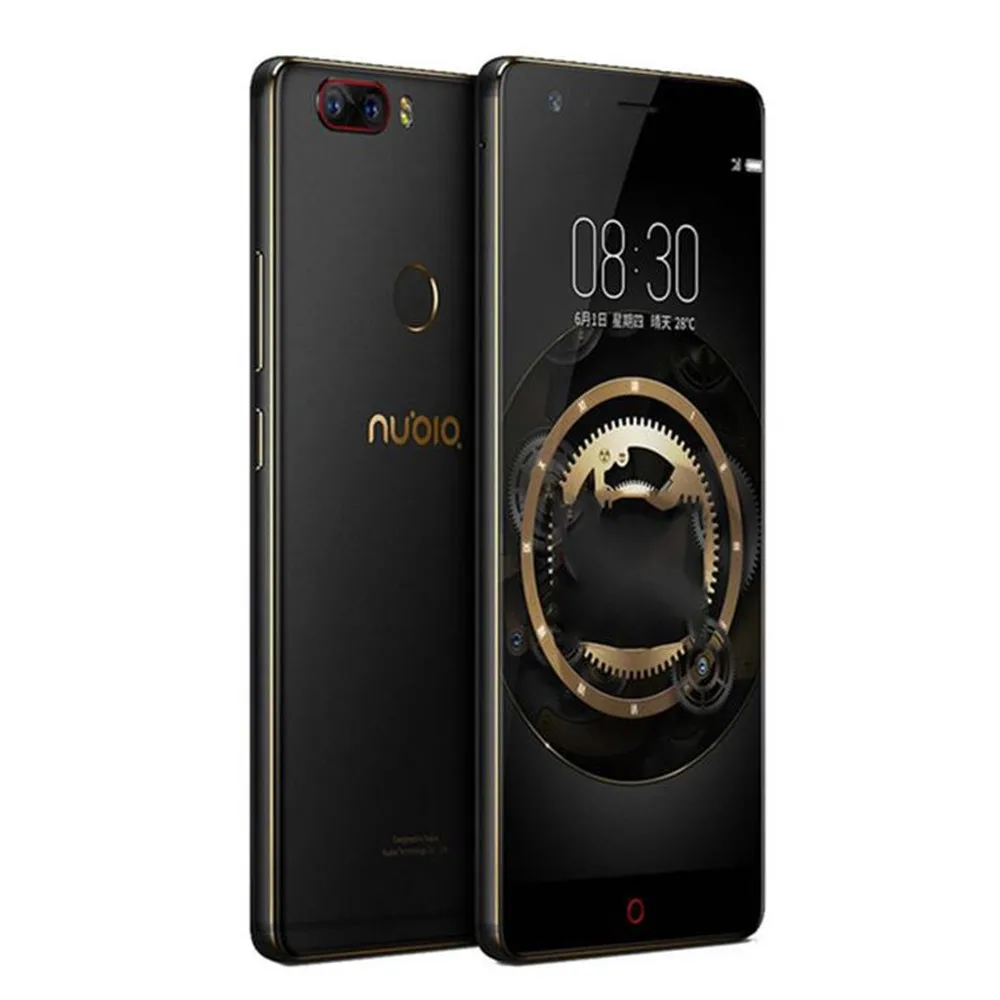 Nubia Z17 4G LTE мобильный телефон 5,5 дюймов Snapdragon 835 OctaCore 6 Гб ram 64 Гб rom Двойная Задняя камера Android 7,1 телефон - Цвет: Black