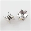 30 pièces tibétain ton argent fleur entretoise perles embouts charmes 5x7mm ► Photo 1/4