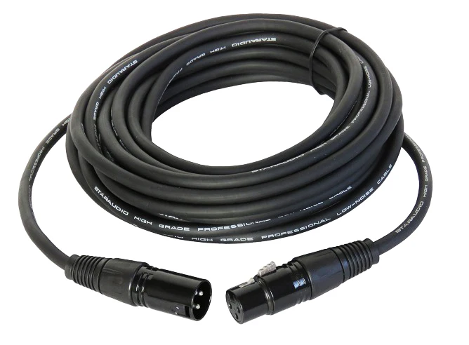 

STARAUDIO 25FT (7.5M) Male to Female Mixer Speaker Microphone 3 Pin Shielded XLR Cable SMFC-750CM