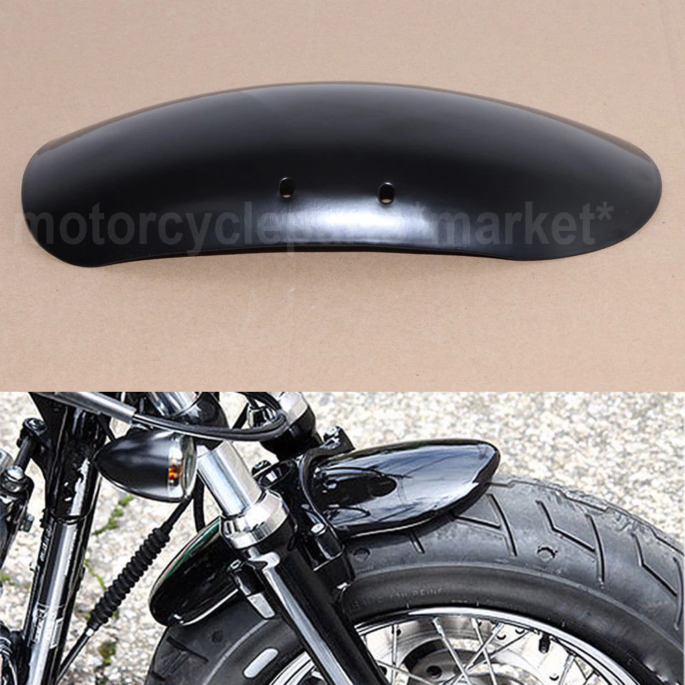 

Motorcycle Steel Short Front Fender Mudguard Fairing Black For Harley Sportster Forty Eight 48 XL1200X XL1200 2010-17 16 15 14