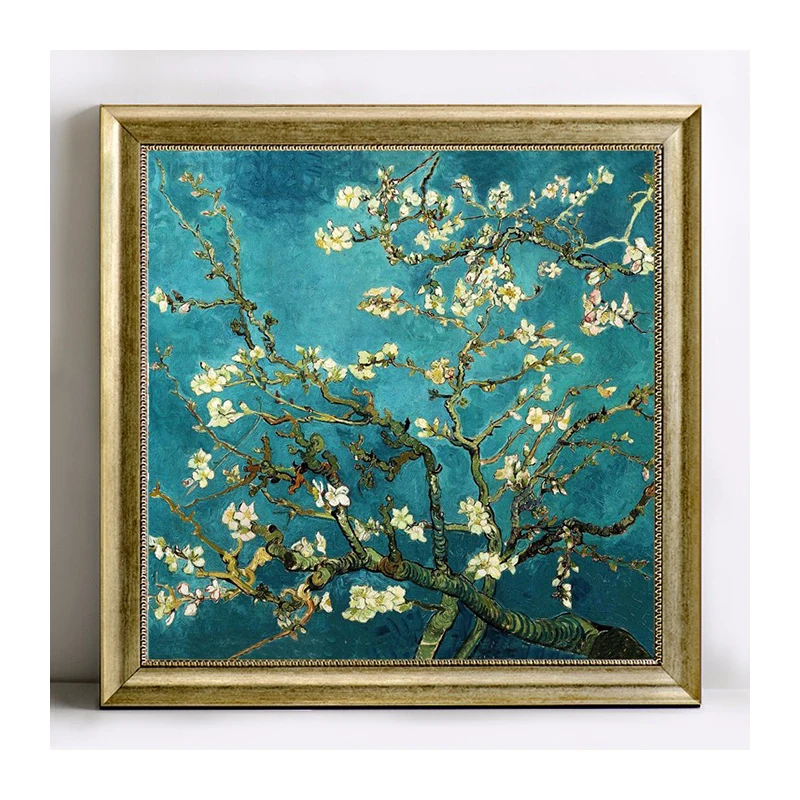 Full Diamond Embroidery World Famous Almond Blossom By Van Gogh Diy Diamond Painting A Craft Decorated Living Room A Good Gift