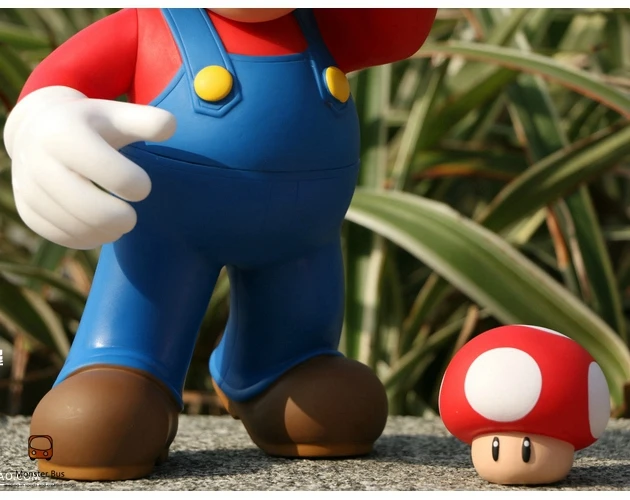 Super Mario Bros Mario Mushroom 12inch 30CM VINYL Figure Doll Toys Super Mario Bros Mario Mushroom 12inch 30CM VINYL Figure Doll Toys