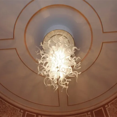 

Italian Glass Art Lampadario Murano New Art Hand Blown Elegant Chandelier