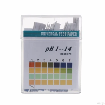 

100 Strips PH Meter Indicator Paper PH Value 1-14 Litmus Testing Paper Tester Urine Health Care Paper Water Soilsting Kit