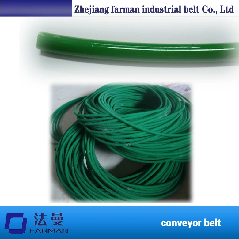 

PU polyurethane transmission belt / pu rough belt / polyurethane round belt