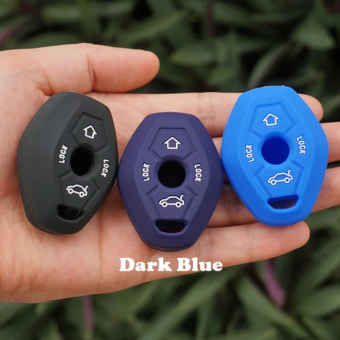 

ACCESSORIES FIT1998-2005 FOR BMW X3 X5 Z3 Z4 3 5 7 SERIES E38 E39 E46 E83 silicone key REMOTE CASE COVER FOB SET Protective