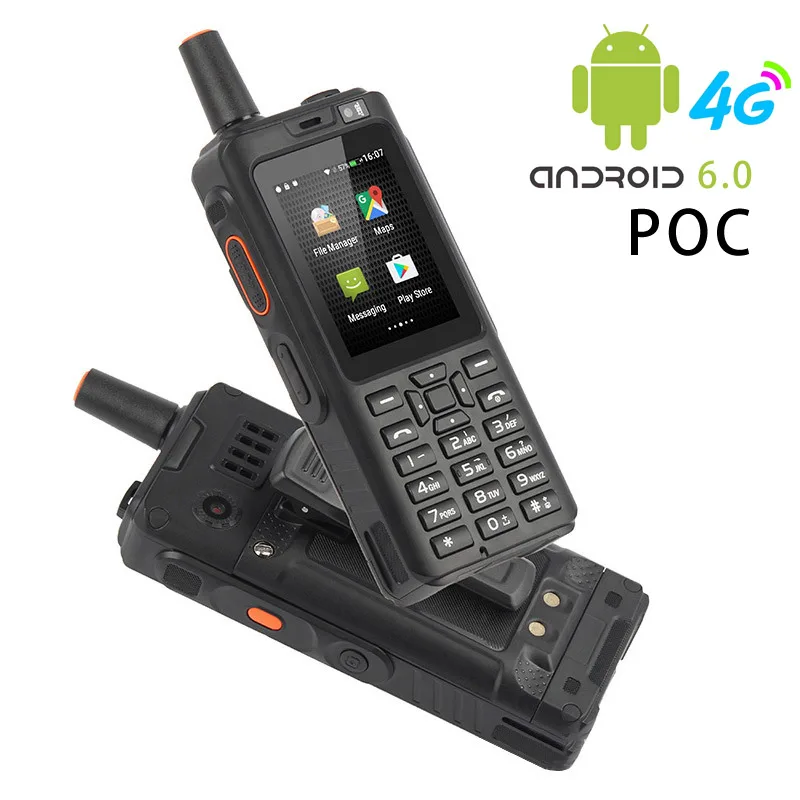 7 S + 4G POC walkie talkie Android 6.0 handphone interkom radio ponsel pintar telepon moblie hanset portabel polisi walkie-talkie