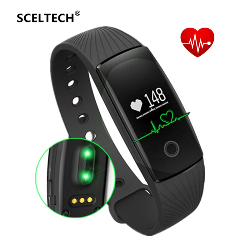 

V05C Smart Wristband Heart Rate Monitor Sport Fitness Bracelet Tracker Smart Bluetooth band For Android IOS PK Miband 2 ID107