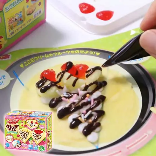 DIY Kracie Popin готовить конфеты тесто игрушки. Суши пицца счастливая кухня Японская