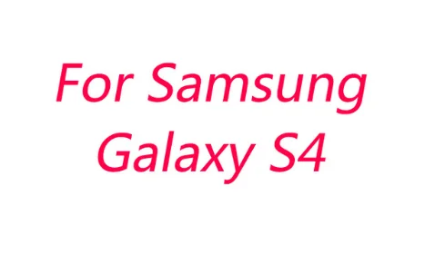Изготовленный на заказ логотип DIY печати фото ТПУ чехол для samsung Galaxy S3 S4 S5 S6 S7 край S8 S9 Plus Note 8 на возраст 2, 3, 4, J2 J3 J5 J7 Prime по индивидуальному заказу - Цвет: For Samsung S4