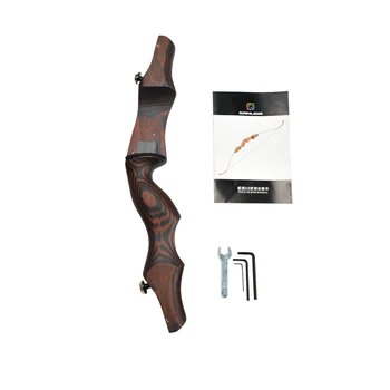 

1pc Archery Recurve Bow Riser 19 Inch Right Hand Takedown Bow For Hunting Practicing Competition Accessories