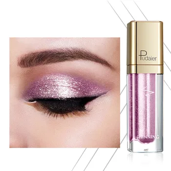 

New 18 color matte eye shadow lasting waterproof diamond matte glitter liquid eye shadow eye makeup