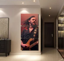 Canvas Paintings Living Room Wall Art HD Printed 3 Pieces Motorhead Lemmy Poster Home Decorative Modular Pictures Framework