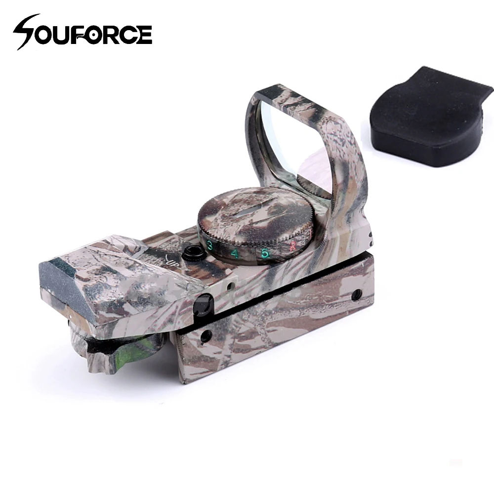 

Airsoft Optics Scope Holographic Red/Green Dot Sight Reflex 4 Reticle Tactical Gun Supplies for Hunting