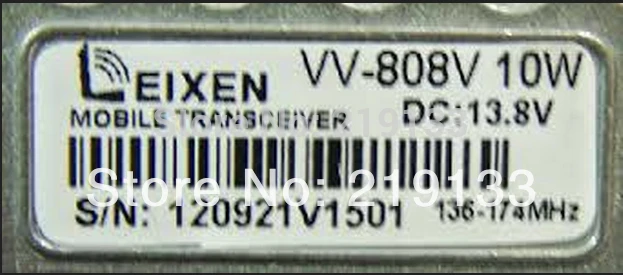 LEIXEN автомобильный радиоприемник VHF VV 808V радионабор 10 Вт ретранслятор скрембер PTT