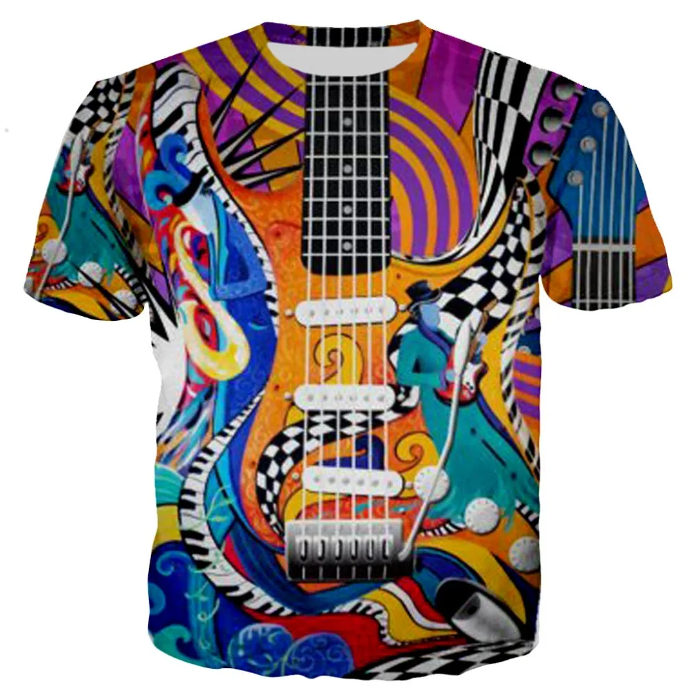 

Guitar art Musical instrument 3D full printing fashion tee 3D print hip hop style Hoodie/Sweatshirt/Zipper casual style-1