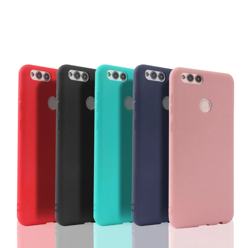 

Matte Candy Case For Huawei Y9 2018 Y5 Y6 Y9 Y7 P Smart 2019 2018 P20 P30 P10 P9 Lite Pro Honor 9 Lite silicone TPU Soft casse
