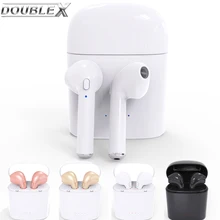 DOUBLEX HBQ I7S TWS Earphone Ture Wireless Bluetooth Double Earphones Twins Earpieces Stereo Music Headset For