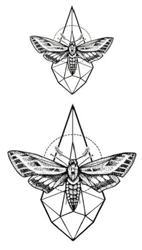 Наклейка-Татуировка бабочка водостойкая Временная поддельная Татуировка Геометрическая рука дети Дети Подростки женский боди-арт инструменты 10,5X6 cm - Цвет: SF3524