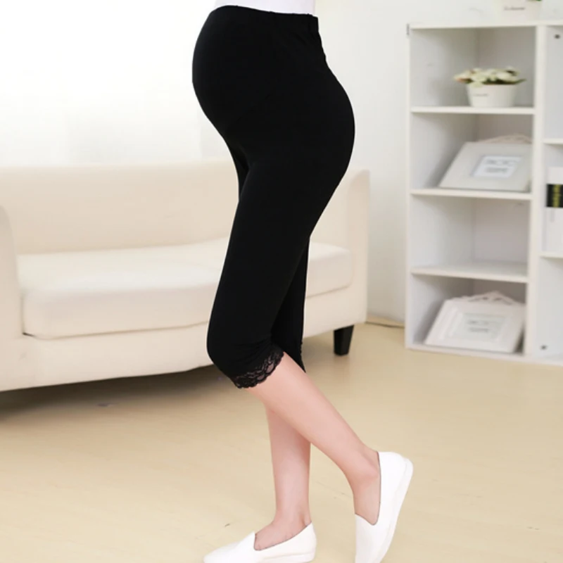 

2018 new ummer Gravida Maternity Leggings Care Belly Pants Clothes For Pregnant Women pregnant thin trousers clothing L XL M849