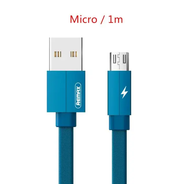 Remax USB кабель для iPhone XS Max XR X 8 7 6 5 зарядное устройство 3 в 1 Micro USB кабель для мобильного телефона usb type-c кабель - Цвет: Micro blue 1m