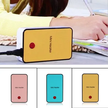 

YHYS Hot Handheld Mini Heater Desktop USB Heater Electric Heater Portable Office-pink Durable