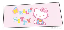 Коврик для мыши hello kitty 1200x500 мм коврик для мыши с обработанным краем игровой коврик геймер Новое поступление персональные коврики для мыши