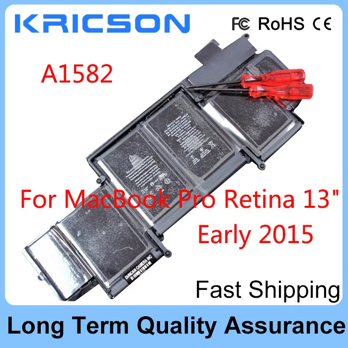 New Battery A1582 For Apple MacBook Pro Retina 13" Early 2015