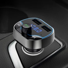 CDEN FM transmitter car mp3 lossless music player Bluetooth Car Kit Dual USB car charger Lossless music U disk playback