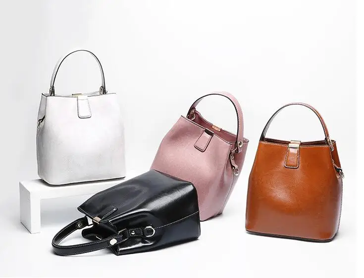Кожаная женская сумка, роскошные дизайнерские сумки, брендовые, из натуральной воловьей кожи, женская сумка через плечо, элегантная сумка-тоут