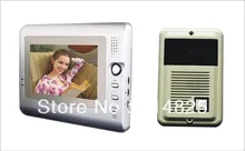 DWE CC RF 7 inch video door phone for villa color intercom system with handfree monitor bell
