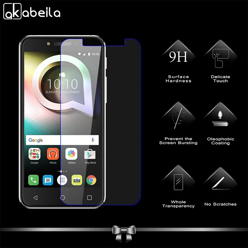 

AKABEILA Glass For Alcatel Shine Lite U5 5080X OneTouch 3C 3X A3 XL A30 A5 LED A7 C5 C7 Idol5 6060 Idol5S 6060X Peroctor Film