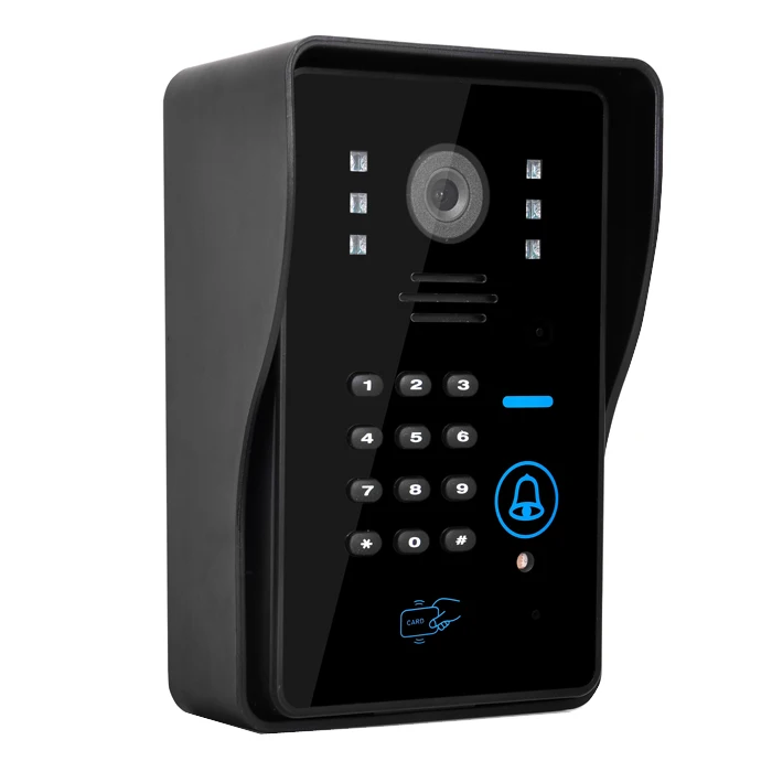 

Wholesale Brand New Wired Touch Key RFID Keypad Code Number Doorbell Door Camera For Video Door Phone In Stock FREE SHIPPING