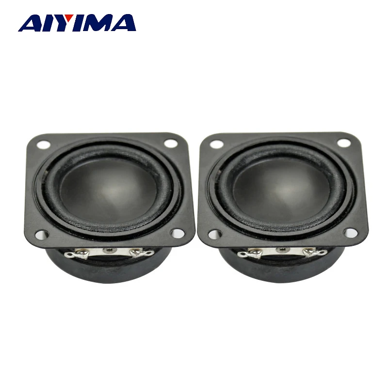 

AIYIMA 2Pcs 1.5Inch Mini Full Range Speakers 4Ohm 2W PP Pot Cloth Edge Audio Portable Loudspeaker DIY For Bluetooth Speaker