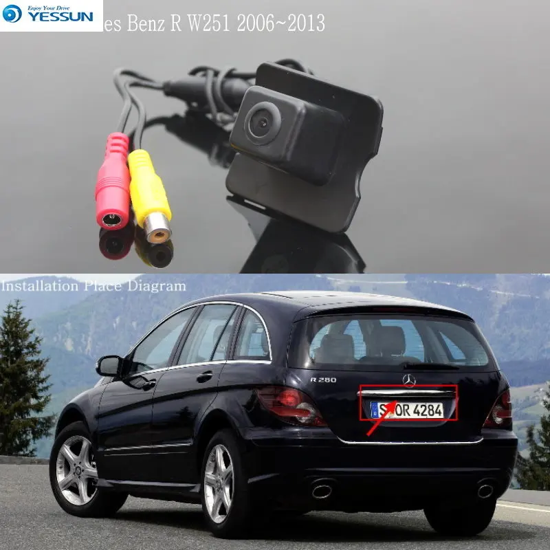YESSUN для Mercedes Benz R W251 2006~ 2013 автомобильный резервный Камера заднего вида резервирование камеры заднего хода Камера Ночное видение