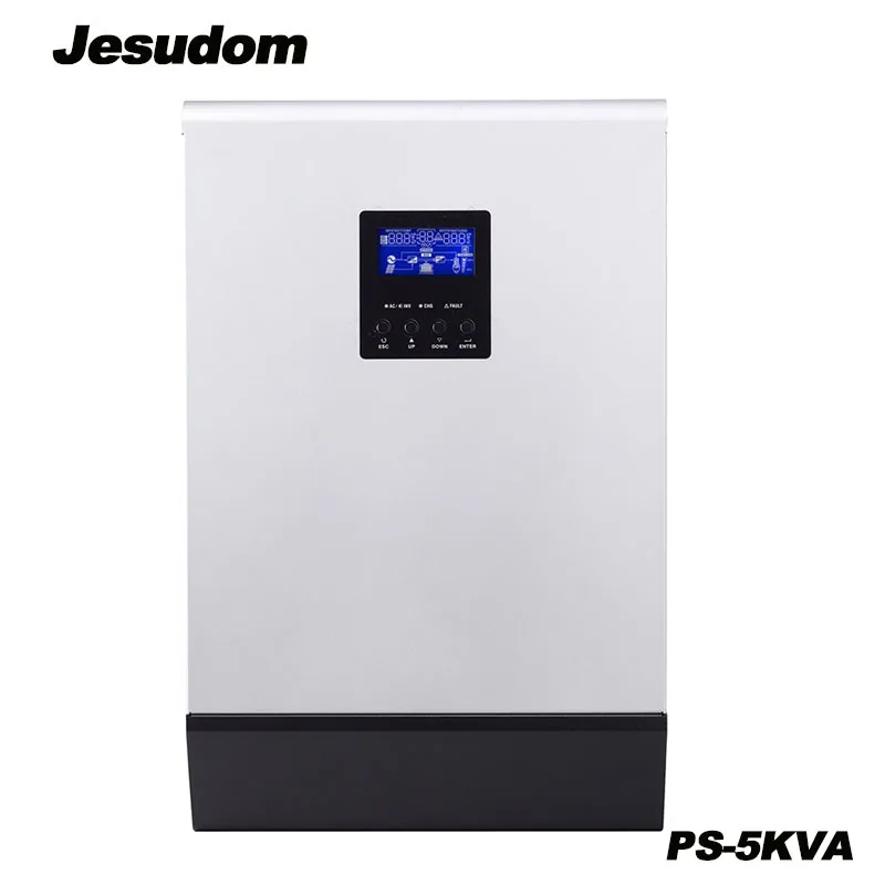 

DC 48V to AC 220V 5000VA Solar Hybrid Inverter Built-in 48V50A PWM Solar Charge Controller with 60A AC Charger for Home Use