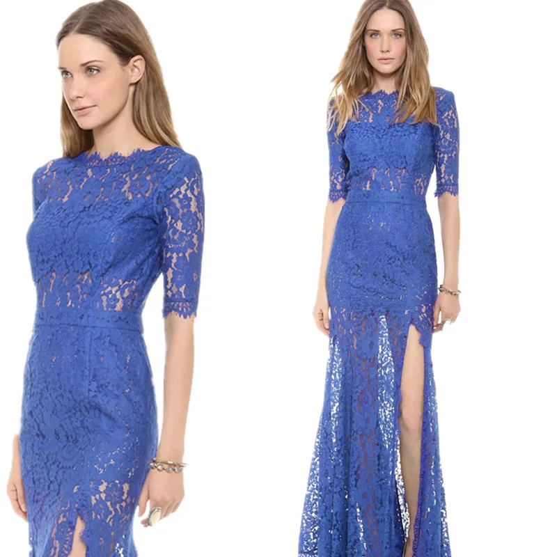 Кружева Женщины Платье Длинные Летние Платья Vestidos Longos Бальные Vestido Де Феста Ropa Mujer