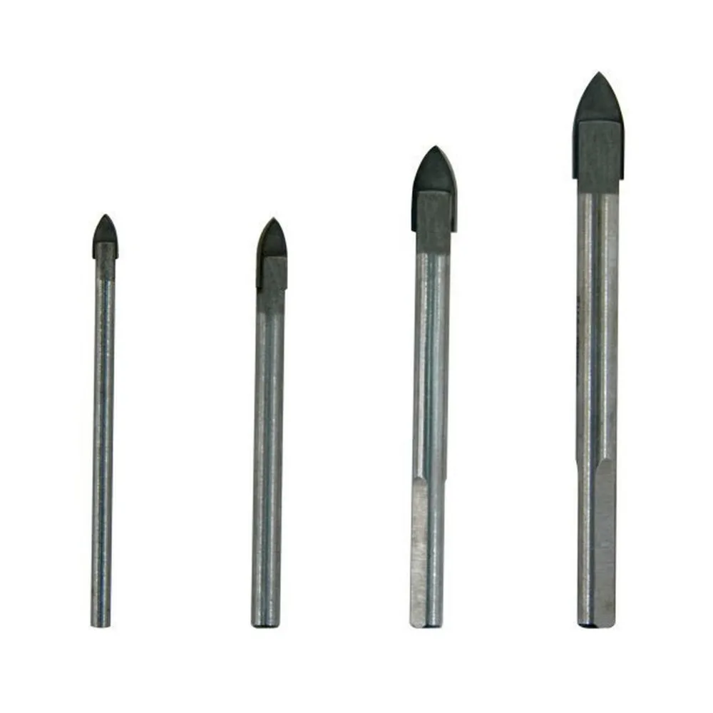 4 pcs Drill Bit Professional Ceramic /Tile/ Mirror Glass 1/8 Inch to 5/
