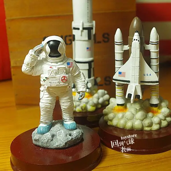 Космический человек, космонавт, космический челнок, космический корабль, полимерная подвесная модель, кукла, космический корабль, космический корабль, Декор, астронавт, фигурка, подарок