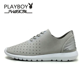 

PLAYBOY New Arival Authentic men shoes Casual men PU Leather shoes men loafers Handmade moccasins flat shoes