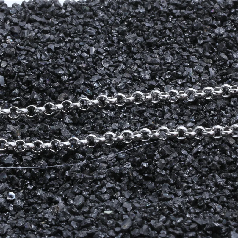 Кулон из нержавеющей стали ZORCVENS ожерелье в стиле ретро с черным опалом