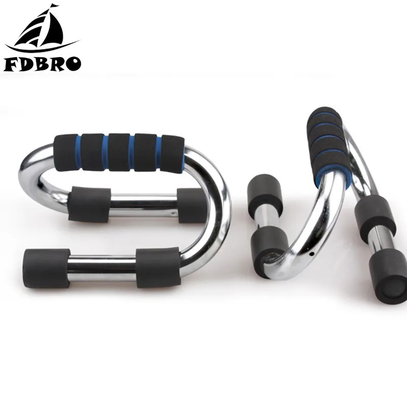 FDBRO 1 пара s-образных отжиманий стойки бытовые спортивные фитнес-оборудования грудной Брюшной Мышцы Тренировки грудного плеча